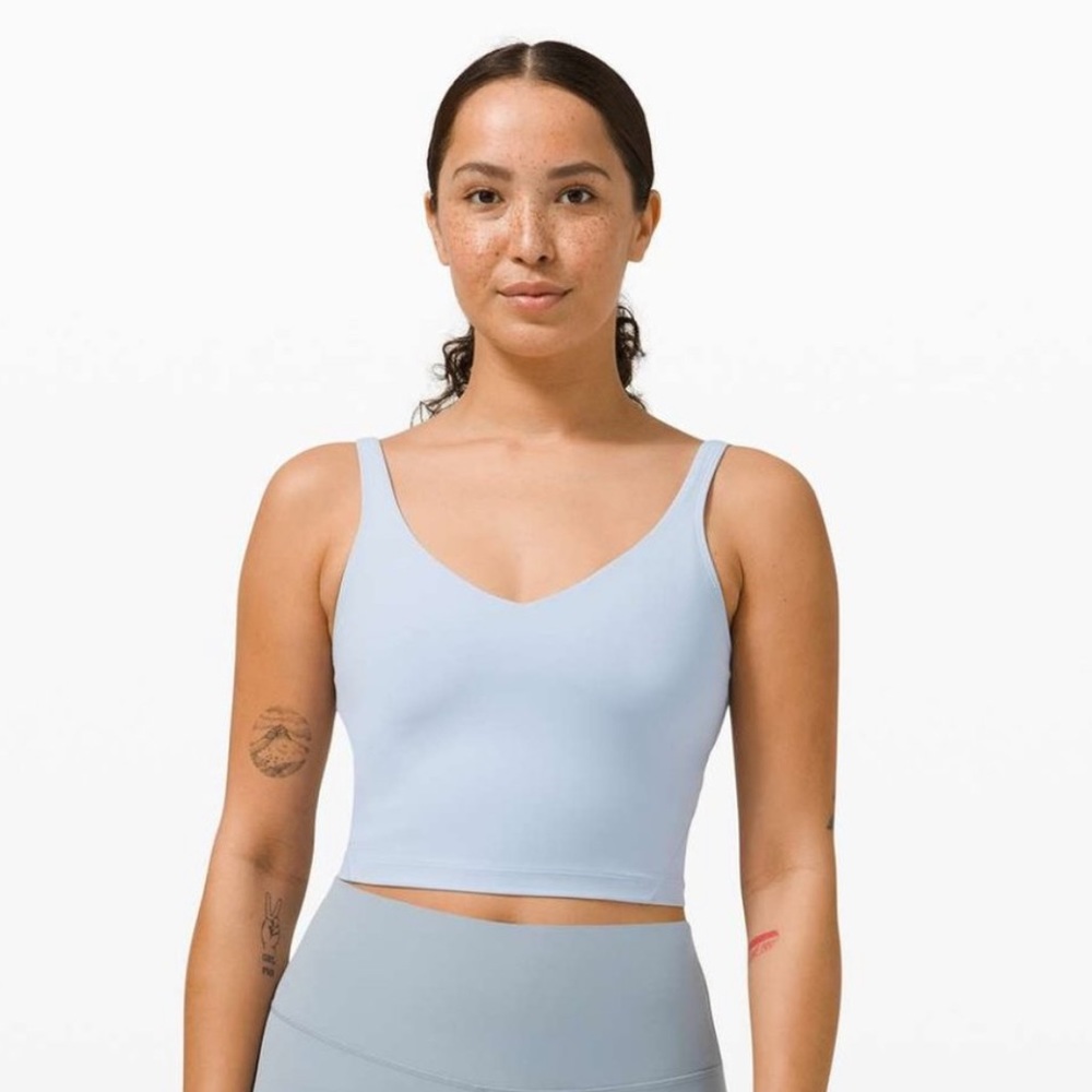 Blue Linen Lululemon Align Tank Size 6